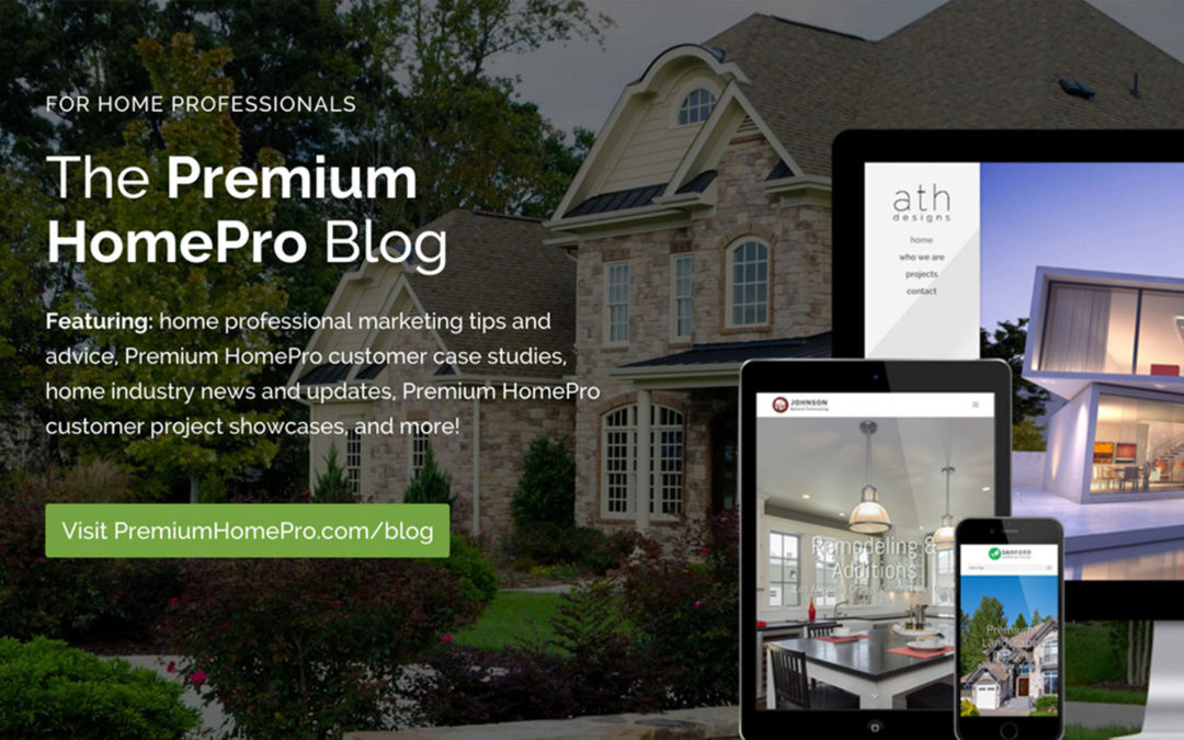 The Beginning of Something Awesome- Welcome to the Premium HomePro Blog